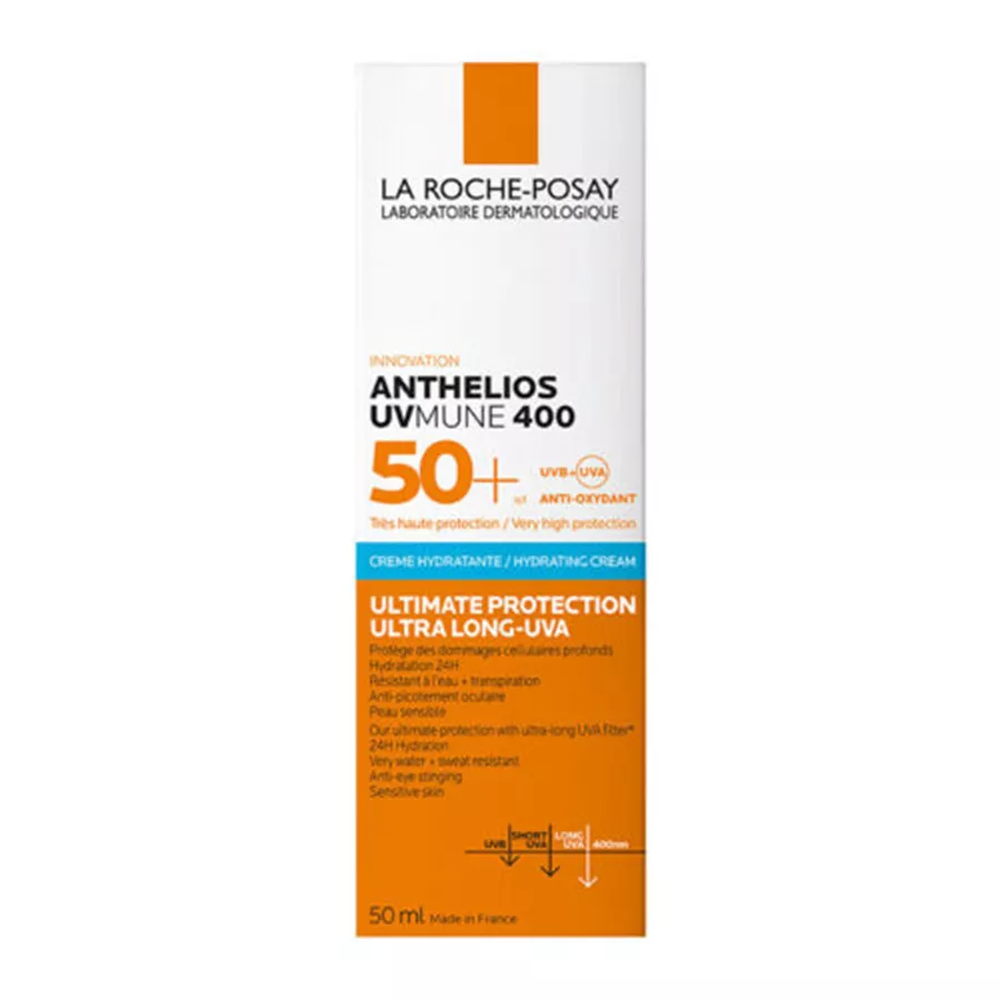 אנתליוס﻿﻿ אולטרה UVMUNE400 קרם לחות לפנים SPF50+‎