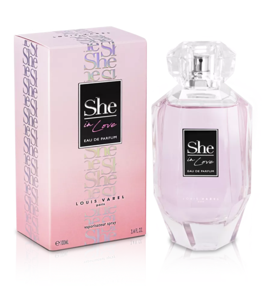 Louis Varel She In Love Women's Eau De Parfum 100 Ml