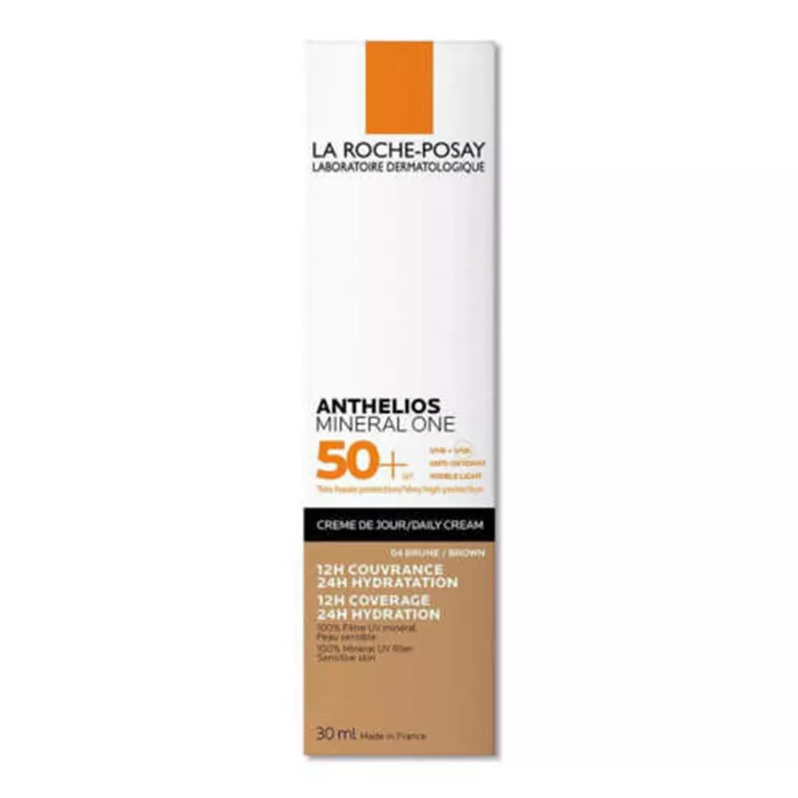 אנתליוס﻿ מינרל וואן קרם יום SPF50+‎ גוון 04 חום