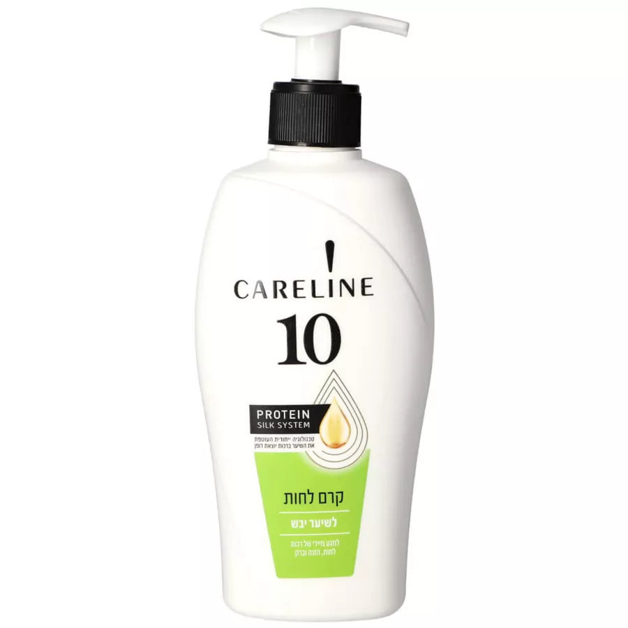 קרם לחות לשיער יבש 10 Careline מעניק לשיער לחות ורכות