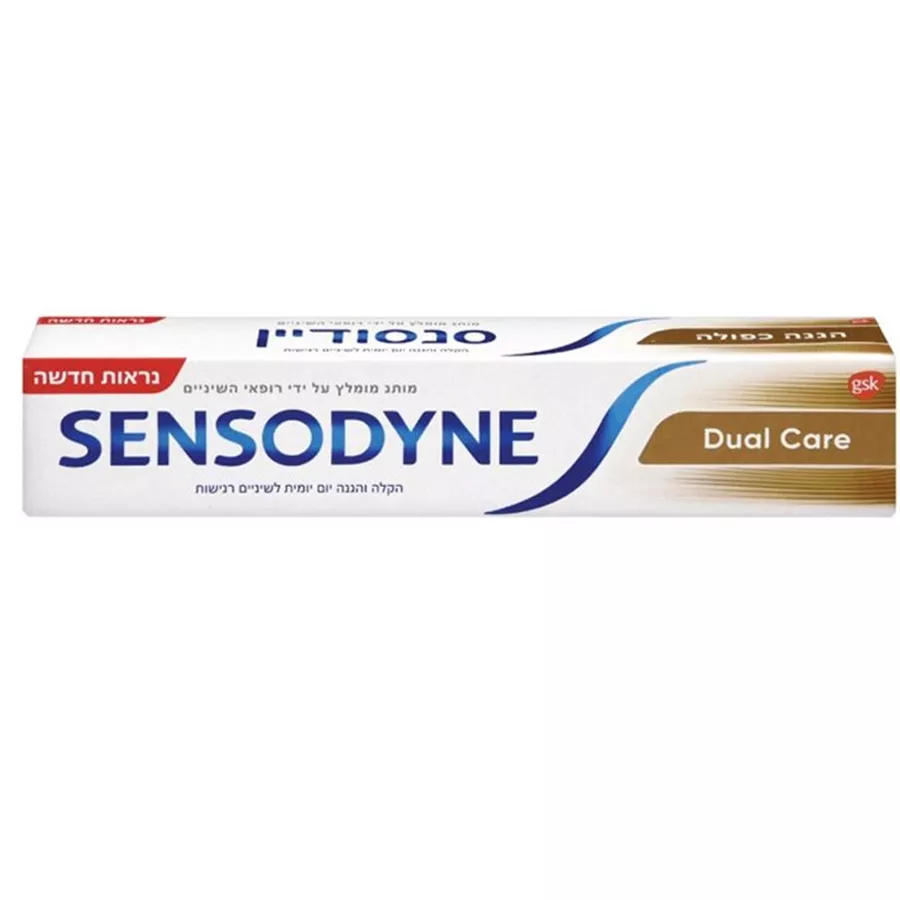 משחת שיניים להגנה כפולה לשיניים רגישות Dual care
