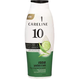 שמפו 10 קרליין מאצ'ה ומלפפון  CARELINE טמרה פארם