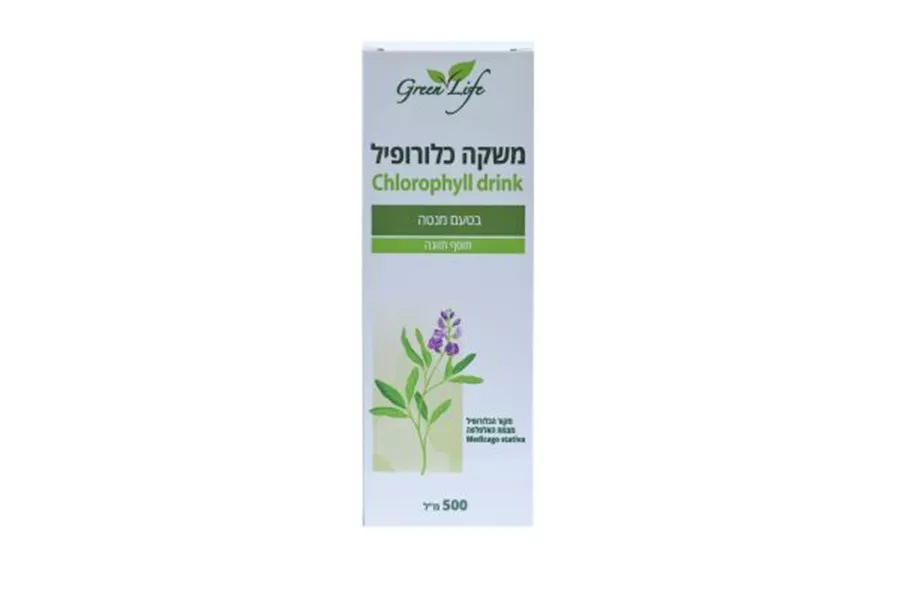 משקה כלורופיל בטעם מנטה