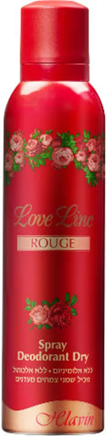 חלאבין לאב ליין לאבליין rouge דאודורנט ספריי