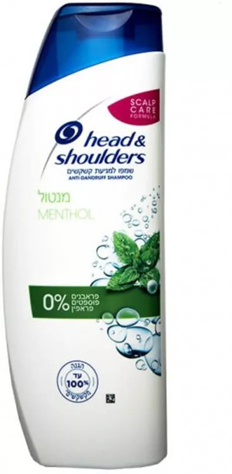 שמפו למניעת קשקשים Head & Shoulders בניחוח מנטול