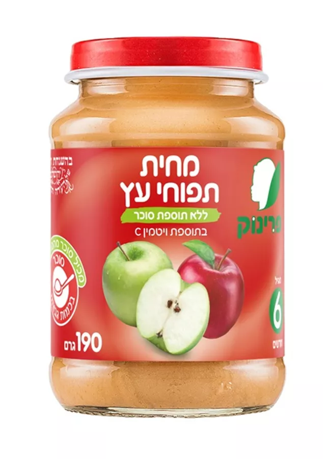 פרינוק מחית תפוחי עץ 6+ חודשים