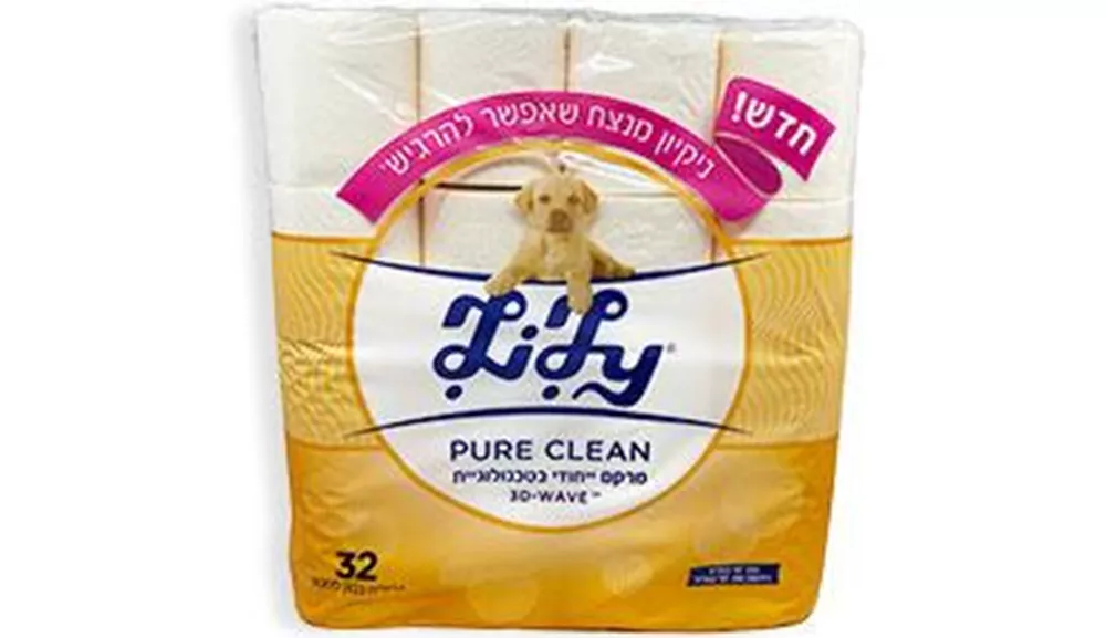 32 יח Lily pure clean  נייר טואלט