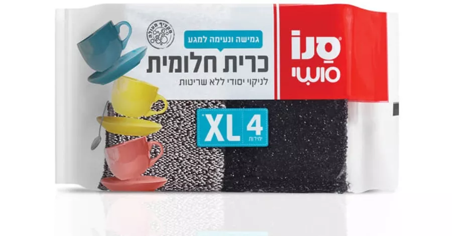 סנו סושי כרית חלומית לניקוי 4 יח' XL 4 יחידות