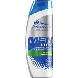 הד אנד שולדרס MEN ULTRA שמפו ספורט מרענן  Head & Shoulders טמרה פארם