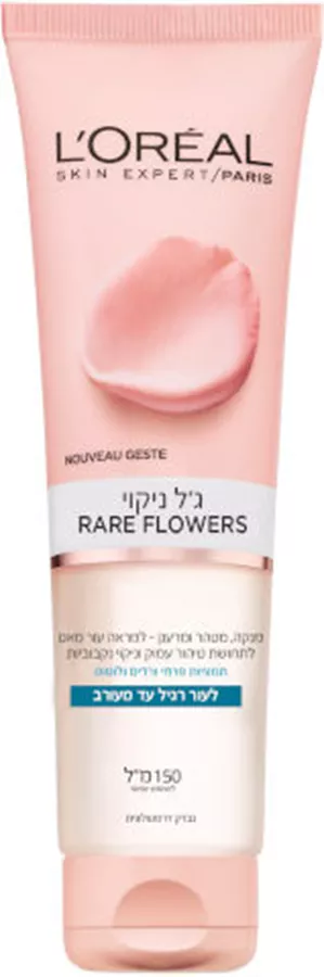 L'OREAL PARIS RARE FLOWERS קרם ניקוי לפנים
