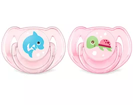 אוונט AVENT זוג מוצצי סיליקון קלאסיק 6-18 חודשים טמרה פארם