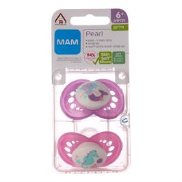 ‎MAM‎ ‎6‎+‎ ‎ורוד‎ ‎פרל‎ ‎.‎סיל‎ ‎מוצץ טמרה פארם